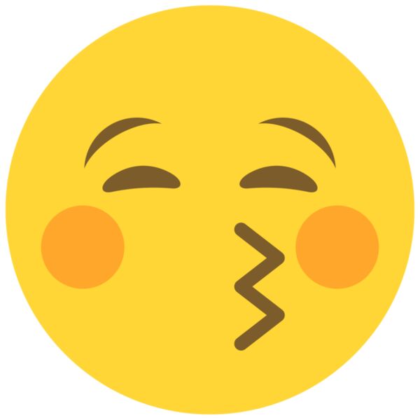 Emote, Kissing with Close Eyes Classic Emoji, Popular Designs, Emoji - EMJ 72 Thumbnail