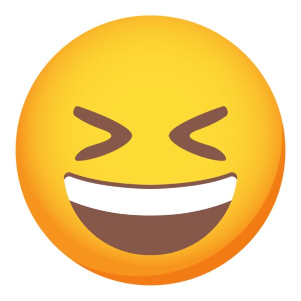 Emote, Grinning Squinting Classic Emoji, Popular Designs, Emoji - EMJ 29 Thumbnail