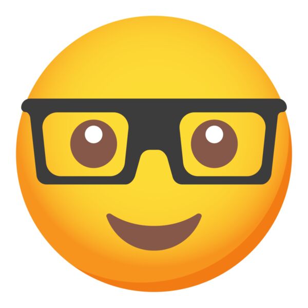 Emote, Nerd Classic Emoji, Popular Designs, Emoji - EMJ 27 Thumbnail