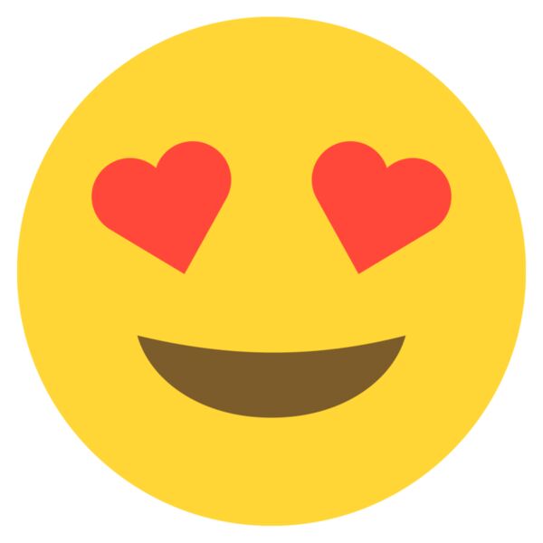 Emote, Heart Eyes Classic Emoji, Popular Designs, Emoji - EMJ 51 Thumbnail