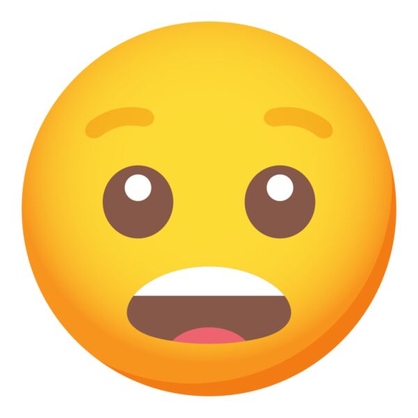 Emote, Anguished Face Classic Emoji, Popular Designs, Emoji - EMJ 32 Thumbnail