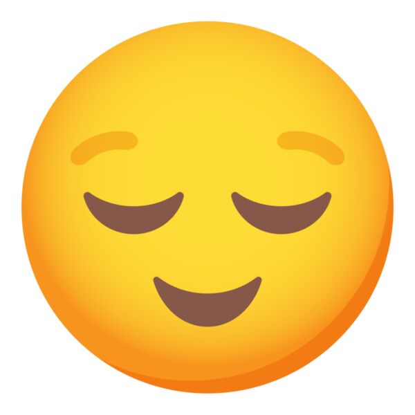 Emote, Relieved Classic Emoji, Popular Designs, Emoji - EMJ 18 Thumbnail