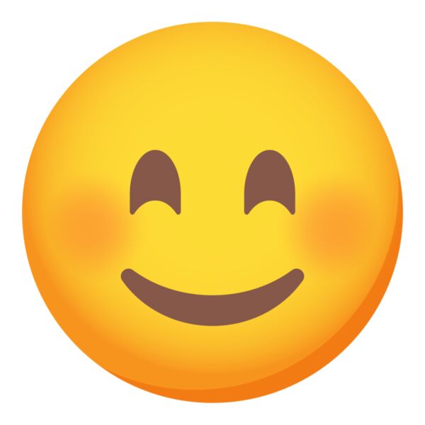 Emote, Slightly Smiling with Close Eyes Classic Emoji, Popular Designs, Emoji - EMJ 34 Thumbnail