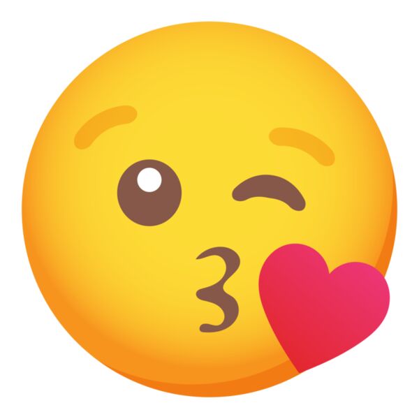 Emote, Blowing a Kiss Classic Emoji, Popular Designs, Emoji - EMJ 26 Thumbnail