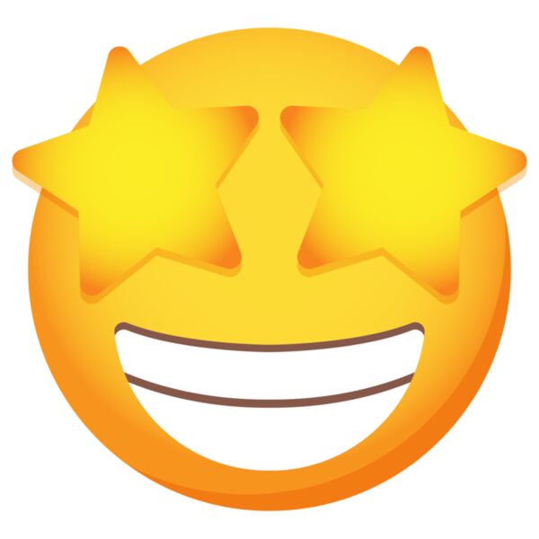 Emote, Star Struck Classic Emoji, Popular Designs, Emoji - EMJ 14 Thumbnail