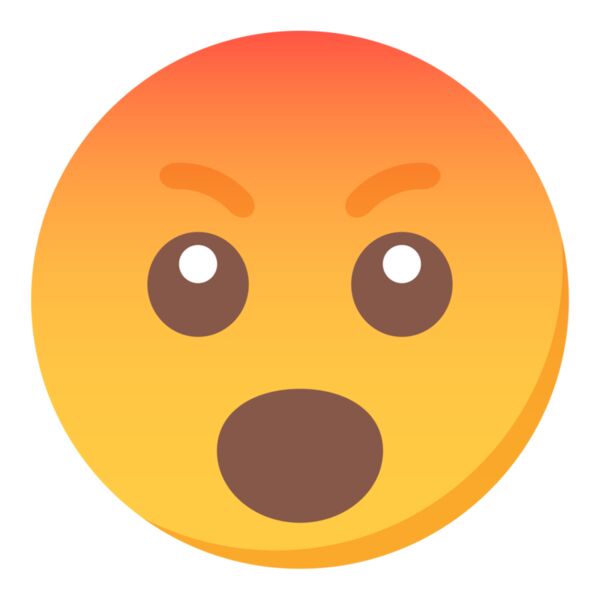 Emote, Red Face Open Mouth Classic Emoji, Popular Designs, Emoji - EMJ 35 Thumbnail