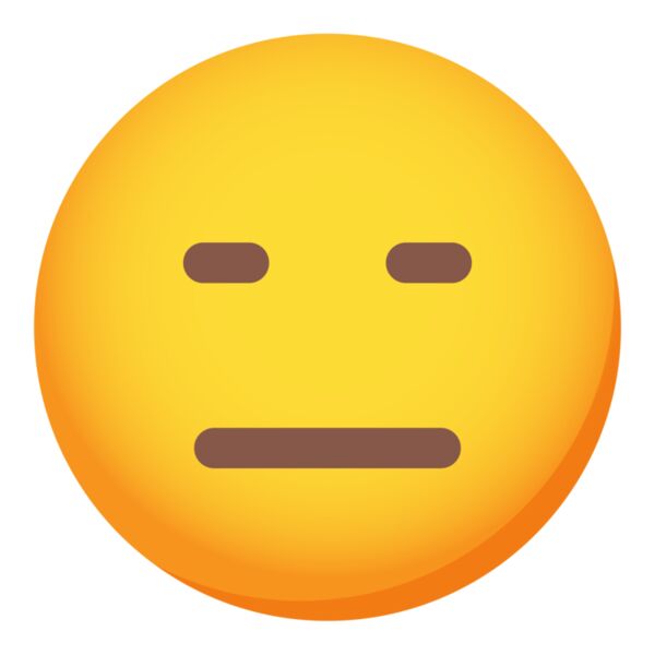 Emote, Expressionless Face Classic Emoji, Popular Designs, Emoji - EMJ 6 Thumbnail