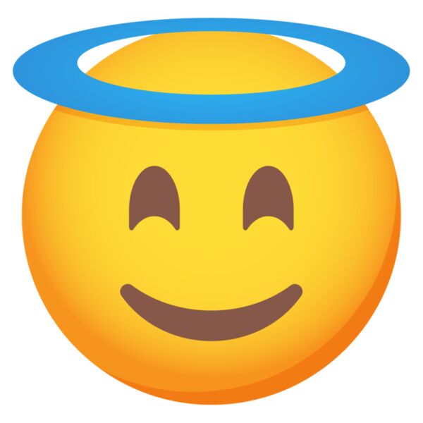 Emote, Smiling Face with Halo Classic Emoji, Popular Designs, Emoji - EMJ 15 Thumbnail
