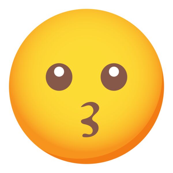 Emote, Kissing Face Classic Emoji, Popular Designs, Emoji - EMJ 13 Thumbnail