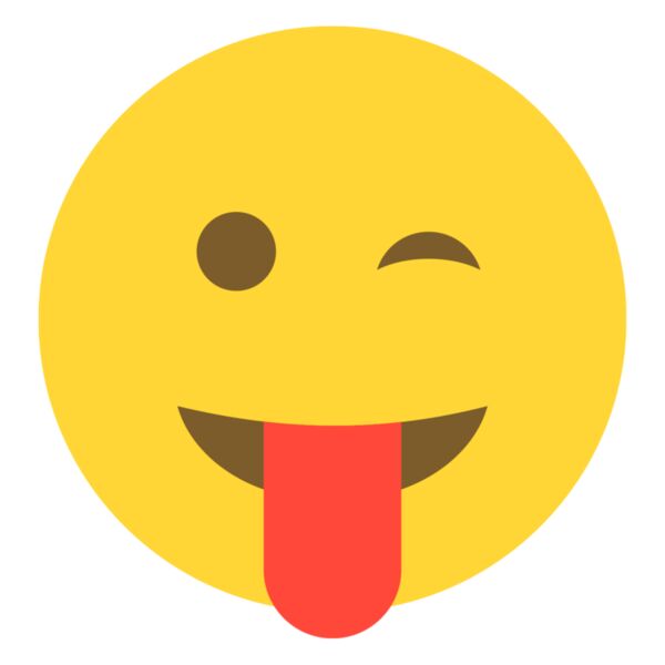 Emote, Winking Face with Tongue Classic Emoji, Popular Designs, Emoji - EMJ 57 Thumbnail