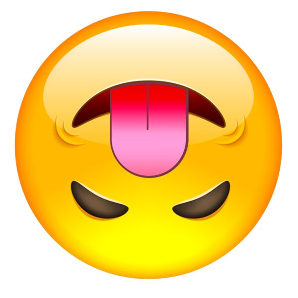 Emote, Inverted Face with Tongue 3D Emoji, Popular Designs, Emoji - EMJ 108 Thumbnail