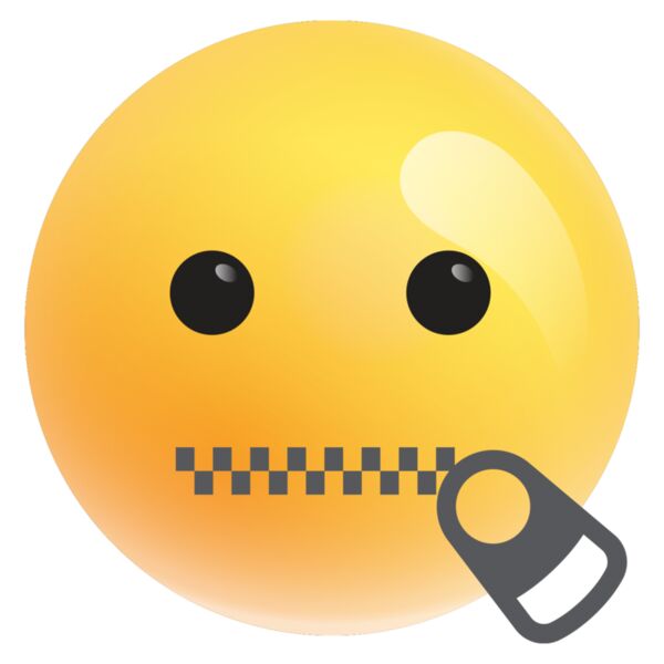 Emote, Zipper Mouth 3D Emoji, Popular Designs, Emoji - EMJ 145 Thumbnail