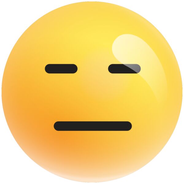 Emote, Expressionless 3D Emoji, Popular Designs, Emoji - EMJ 139 Thumbnail