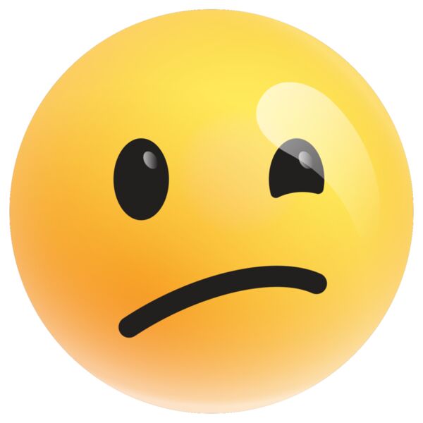 Emote, Confused 3D Emoji, Popular Designs, Emoji - EMJ 158 Thumbnail