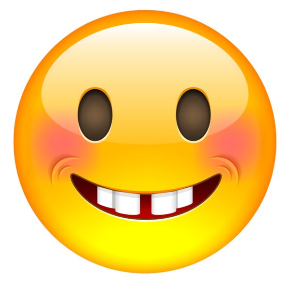 Emote, Grinning With Teeth 3D Emoji, Popular Designs, Emoji - EMJ 105 Thumbnail