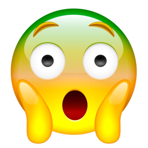 Emote, Screaming in Fear 3D Emoji, Popular Designs, Emoji - EMJ 112 Thumbnail