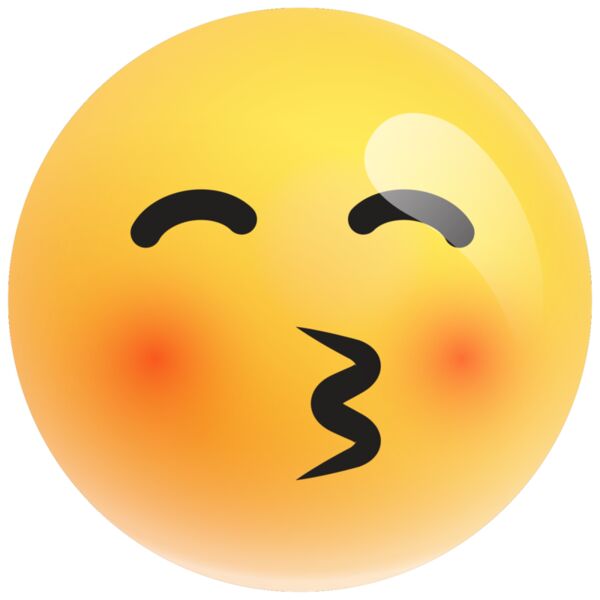 Emote, Kissing with Closed Eyes 3D Emoji, Popular Designs, Emoji - EMJ 136 Thumbnail