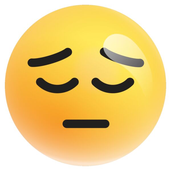 Emote, Pensive 3D Emoji, Popular Designs, Emoji - EMJ 157 Thumbnail