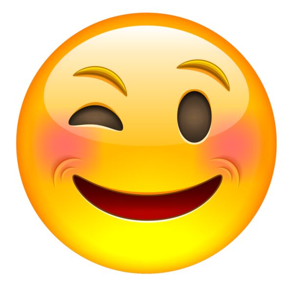Emote, Winking with Smiling Face 3D Emoji, Popular Designs, Emoji - EMJ 91 Thumbnail