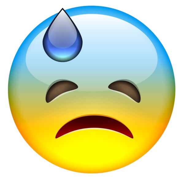 Emote, Anxious with Sweat 3D Emoji, Popular Designs, Emoji - EMJ 111 Thumbnail