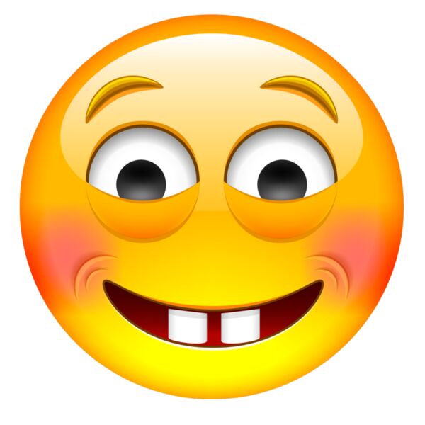 Emote, Smiling Face with Spongebob Teeth 3D Emoji, Popular Designs, Emoji - EMJ 117 Thumbnail