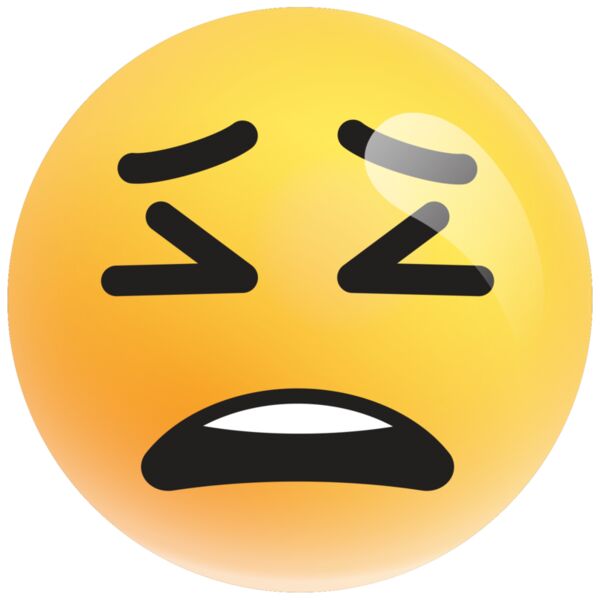 Emote, Weary Face 3D Emoji, Popular Designs, Emoji - EMJ 148 Thumbnail