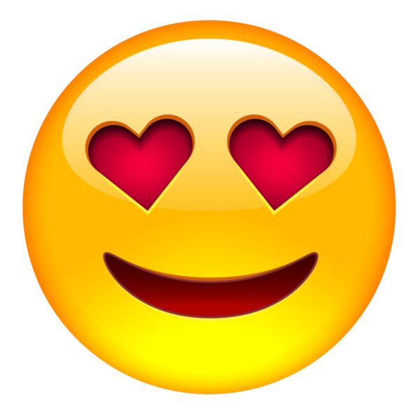 Emote, Smiling Heart Eyes 3D Emoji, Popular Designs, Emoji - EMJ 81 Thumbnail