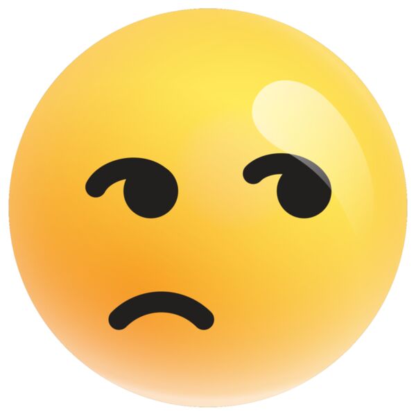 Emote, Unamused 3D Emoji, Popular Designs, Emoji - EMJ 155 Thumbnail