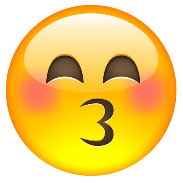 Emote, Kissing Face with Closed Eyes 3D Emoji, Popular Designs, Emoji - EMJ 94 Thumbnail