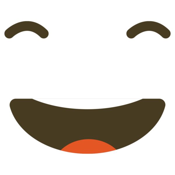 Emote, Grinning Face with Smiling Eyes Kawaii Faces, Popular Designs, Emoji - EMJ 163 Thumbnail