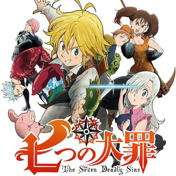 Seven Deadly Sins, Meliodas, Elizabeth, Diane, King, Ban, Gilthunder & Hawk Clipart, Popular Designs, Anime - ANM 4 Thumbnail