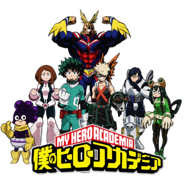 My Hero Academia, Midoriya, Bakugo, Iida, Uraraka, Asui, Mineta & All Might Clipart, Popular Designs, Anime - ANM 9 Thumbnail