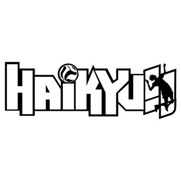 Haikyu, Haikyu Logo Editable, Popular Designs, Anime - ANM 16 Thumbnail