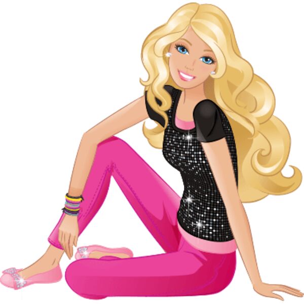 Barbie, Barbie Simple Clipart, Popular Designs, Barbie - BRB 9 Thumbnail
