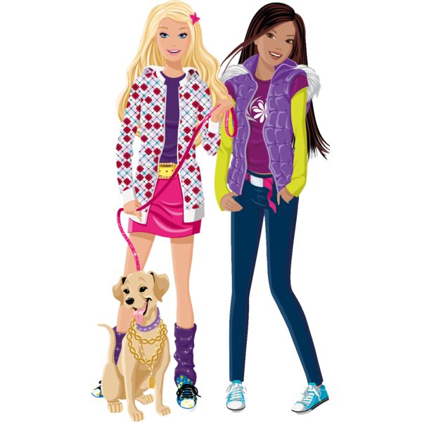 Mattel, Barbie & Sister Clipart, Popular Designs, Barbie - BRB 15 Thumbnail
