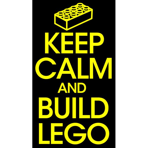 Lego, Keep Calm and Build Lego Template, Popular Designs, Bricks - BRK 17 Thumbnail