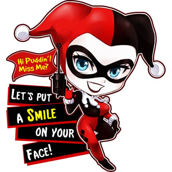 DC, Harley Queen Clipart, Popular Designs, Chibi Superheroes - CHIBI SH 11 Thumbnail