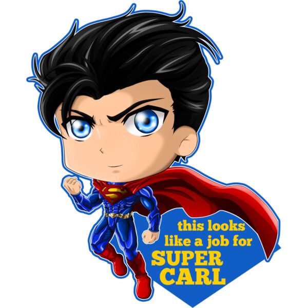 DC, Superman Clipart, Popular Designs, Chibi Superheroes - CHIBI SH 1 Thumbnail