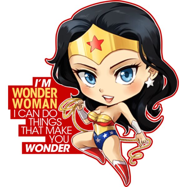 DC, Wonder Woman Clipart, Popular Designs, Chibi Superheroes - CHIBI SH 4 Thumbnail
