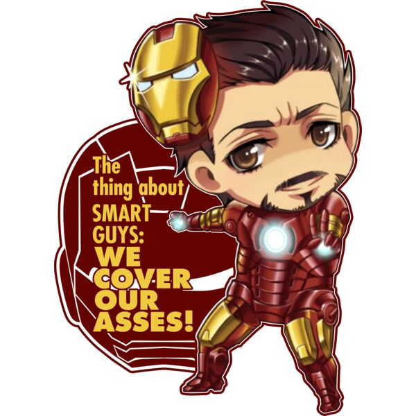 Marvel, Ironman Clipart, Popular Designs, Chibi Superheroes - CHIBI SH 10 Thumbnail