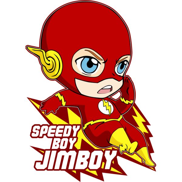 DC, The Flash Clipart, Popular Designs, Chibi Superheroes - CHIBI SH 9 Thumbnail