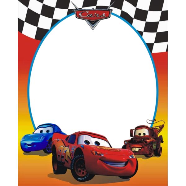 Disney, Car Race Template, Popular Design, Cars - CR 20 Thumbnail