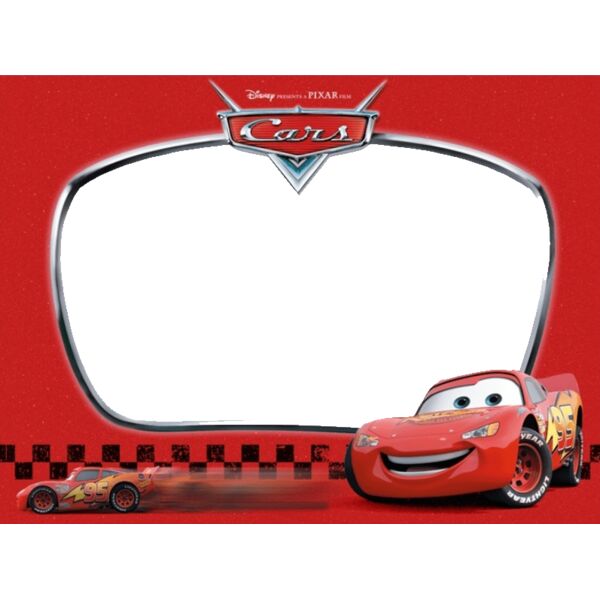 Disney, Lightning McQueen Template, Popular Design, Cars - CR 18 Thumbnail