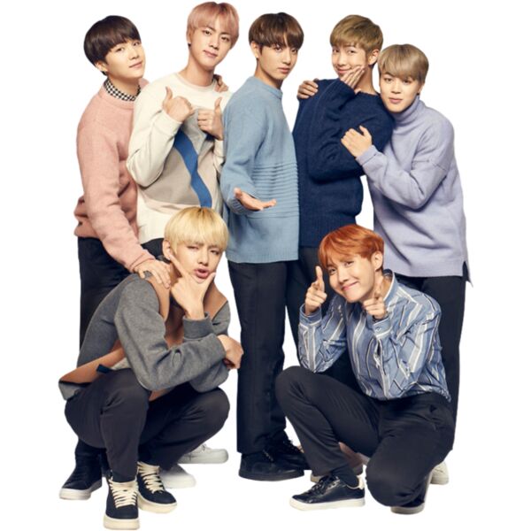 Kpop, BTS Group Clipart, Popular Designs, Kpop Boy Group - KPOP 9 Thumbnail