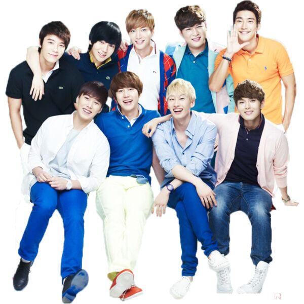 Kpop, Super Junior Group Clipart, Popular Designs, Kpop Boy Group - KPOP 14 Thumbnail