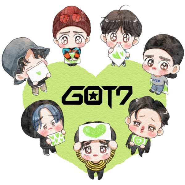 Kpop, GOT7 Animated Clipart, Popular Designs, Kpop Boy Group - KPOP 23 Thumbnail