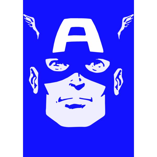 Marvel, Capt. America Face Clipart, Popular Designs, Marvel - MRV 3 Thumbnail