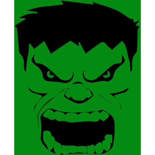 Marvel, Hulk Face Clipart, Popular Designs, Marvel - MRV 23 Thumbnail