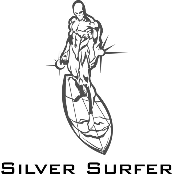 Marvel, Silver Surfer Logo Template, Popular Designs, Marvel Logos - ML 18 Thumbnail