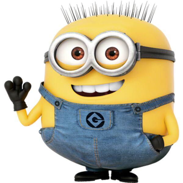 Illumination, Waving Minion Clipart, Popular Designs, Minions - MN 4 Thumbnail